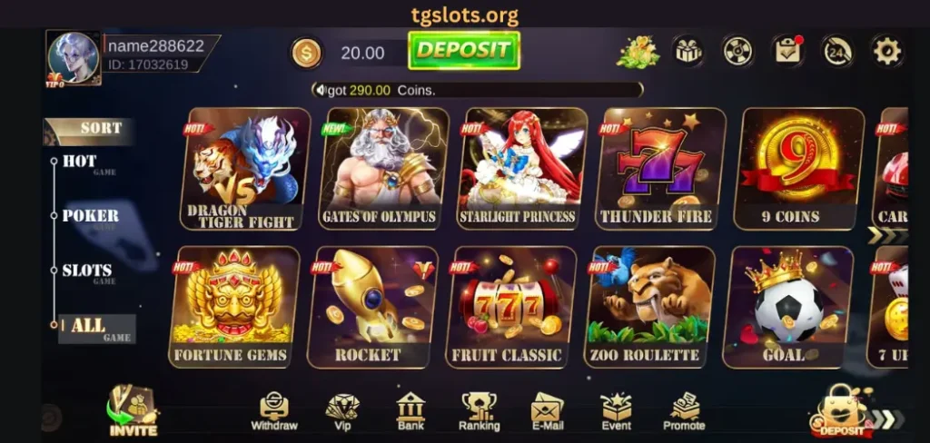 tg slot